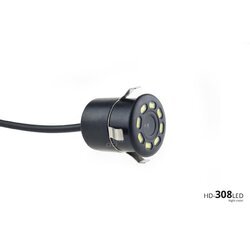 Asistenty parkovania TFT01 4,3” s kamerou CAM-308 LED, 4-senzorové čierne AMIO - obr. 7