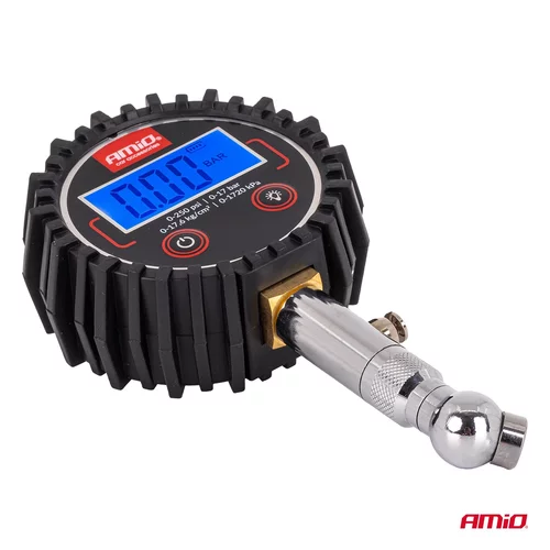 Pneumerač digitálny s otočnou hlavicou a resetovacím ventilom 17 bar AMiO-04464 - obr. 8