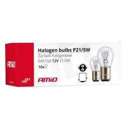 Halogénové žiarovky P21/5W BAY15D 12V 21W/5W AMIO - obr. 2