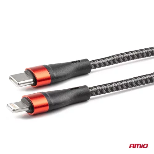 Kábel USB-C+Lightning 200 cm FullLINK UC-19 /AMiO/ - obr. 3