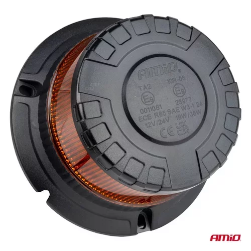 LED výstražný maják W28M 12V 24V AMiO-04105 - obr. 1