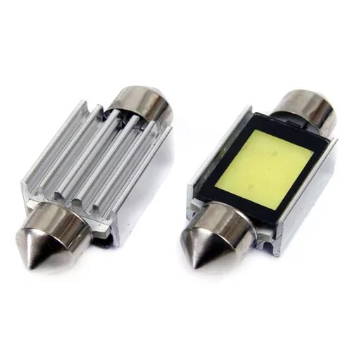 LED žiarovky CANBUS COB3 Festoon C5W C10W C3W 39mm White 12V /AMiO/ - obr. 1