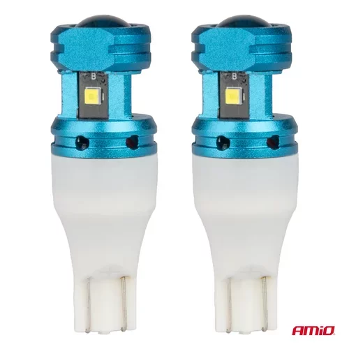 LED žiarovky CANBUS T15 W16W 4SMD 1860XS Biela 12V 24V AMiO-04251 - obr. 1