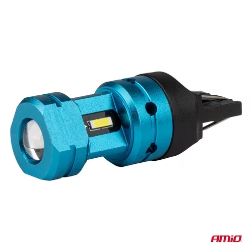 LED žiarovky CANBUS T20 7443 W21/5W 4SMD 1860 Biela 12V 24V AMiO-04255 - obr. 2