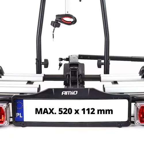 Nosič na bicykle na ťažné zariadenie auta E-Bike TBC-02/2 /AMiO/ - obr. 15