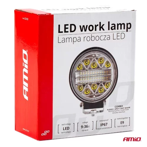 Pracovné LED svetlo AWL16 26LED COMBO 9-36V /AMiO/ - obr. 9