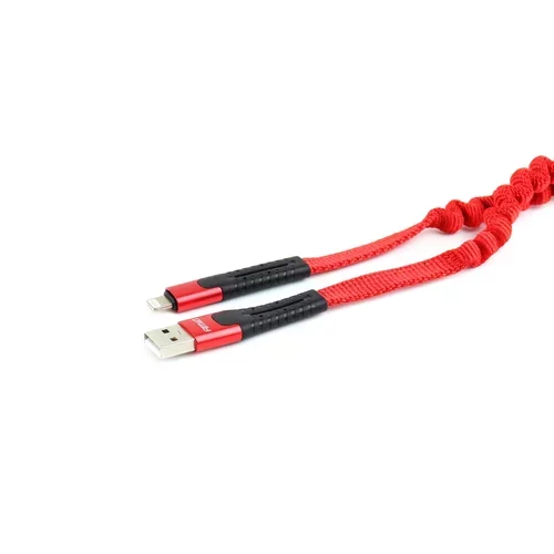 Pružinový kábel USB Apple lightning 1.2m FullLINK UC-13 /AMiO/ - obr. 2