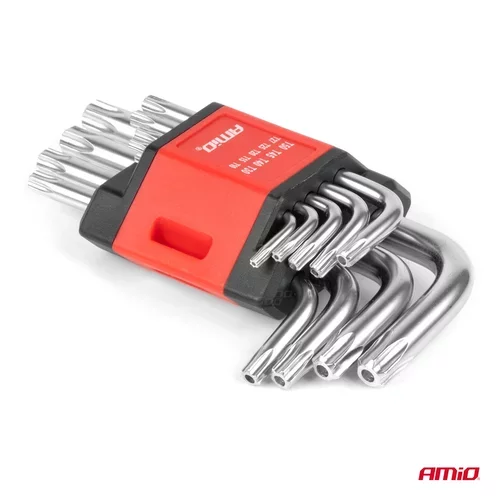 Torx kľúče CRV 9ks AMIO-01040 - obr. 2