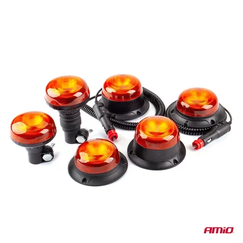 Výstražný maják W213b 3 skrutky R65 R10 18LED 12/24V IP56 /AMiO/ - obr. 7