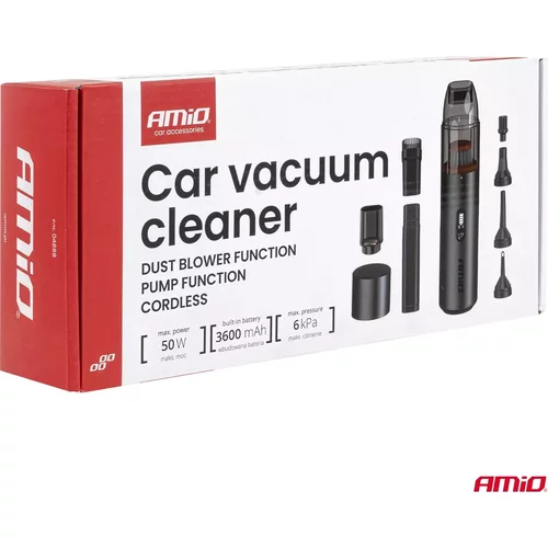 3 v 1 vysávač do auta - 6 kPa 50W 150ml (BATT) AMIO-04888 - obr. 11