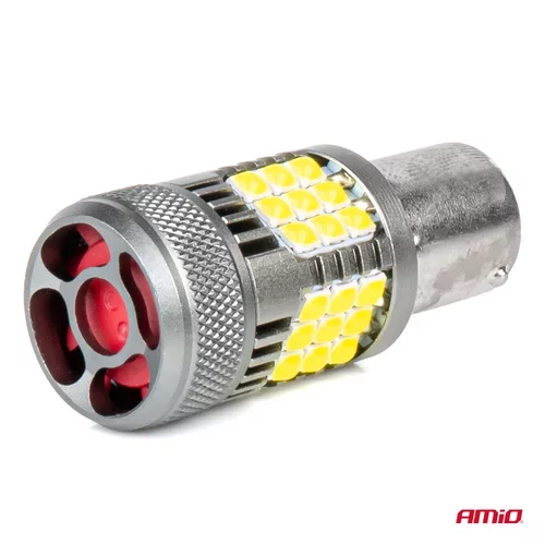 LED žiarovky CANBUS PRO series 1156 BA15S P21W R10W R5W 36x3030 SMD FAN White 12V/24V AMIO-03722 - obr. 2