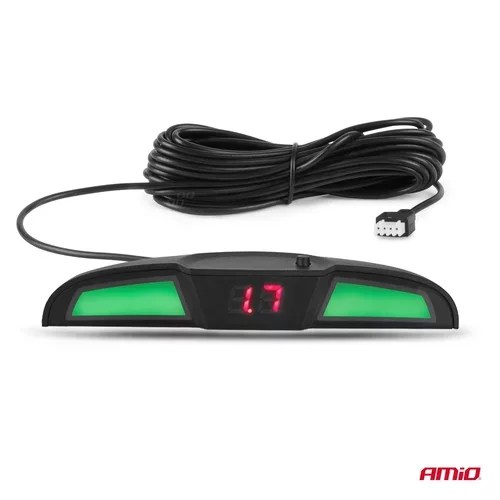 Parkovací asistent LED COB 4-senzorové biele /AMiO/ - obr. 5