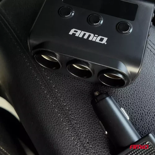 Predlžovacia zásuvka s nabíjačkou 4xUSB-A QC3.0 PD 3.0 180 W AMiO-04835 - obr. 1