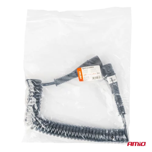 Špirálový kábel TIR 2x 7 PIN typ N 5m 24V AMIO-04380 - obr. 4