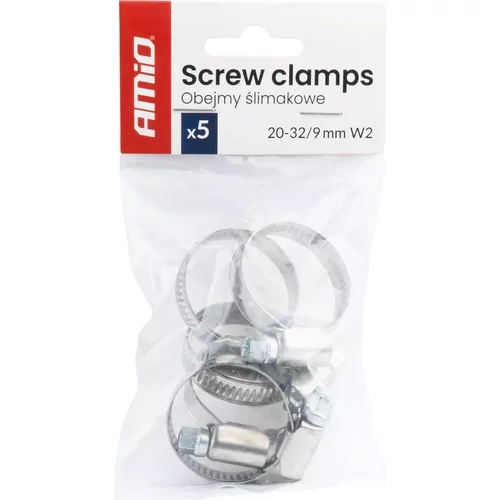 Spona na hadicu 5 ks 20–32 mm/9 mm W2 AMiO-04583 - obr. 2