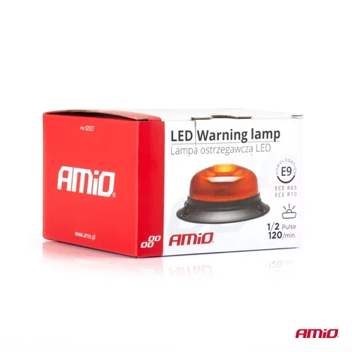 Výstražný maják W213bl 3 skrutky R65 R10 18LED 12/24V IP56 /AMiO/ - obr. 5