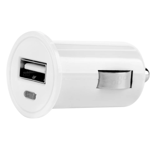 Autonabíjačka mobilného telefónu s 1xUSB biela PCH-02 AMIO