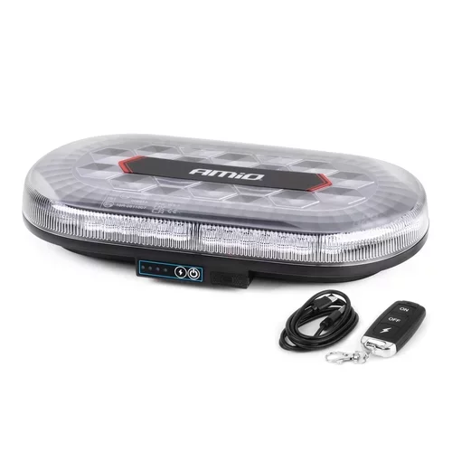 Bezdrôtová svetelná lišta LED R65 R10 326x186x63 26W 12/24V AMiO-04369