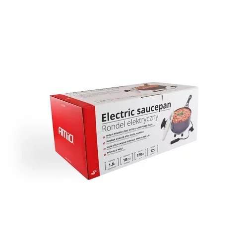 Elektrický hrniec s pokrievkou do auta 18cm x 8cm 150W 12V AMiO-02534 - obr. 4