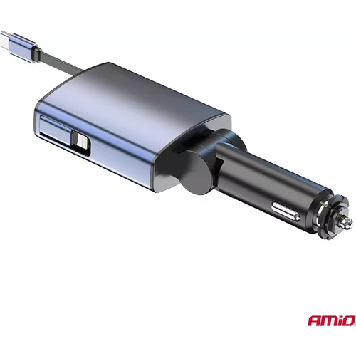 FM transmitter 1×USB-A 1×USB-C 12/24V AMiO-04656 - obr. 6