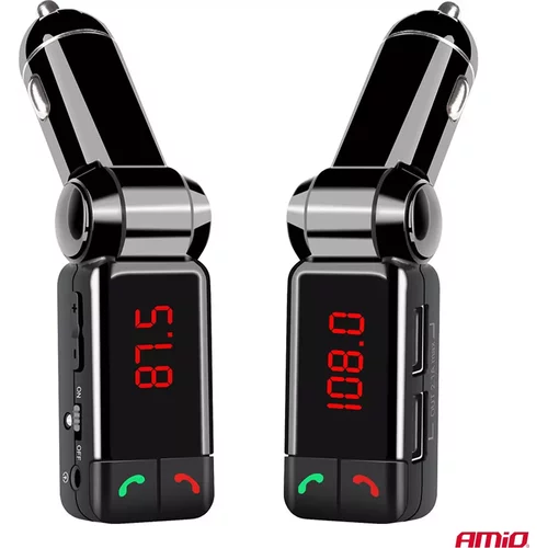 FM transmitter 2×USB-A 12V 24V AMiO-04650 - obr. 4