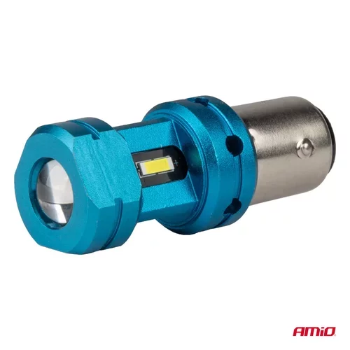 LED žiarovky CANBUS 1157 BAY15D P21/5W 4SMD 1860 Biele 12V 24V AMiO-04253 - obr. 3