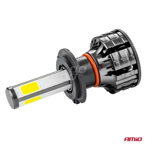 LED žiarovky hlavného svietenia H7 COB 4Side /AMiO/ - obr. 7