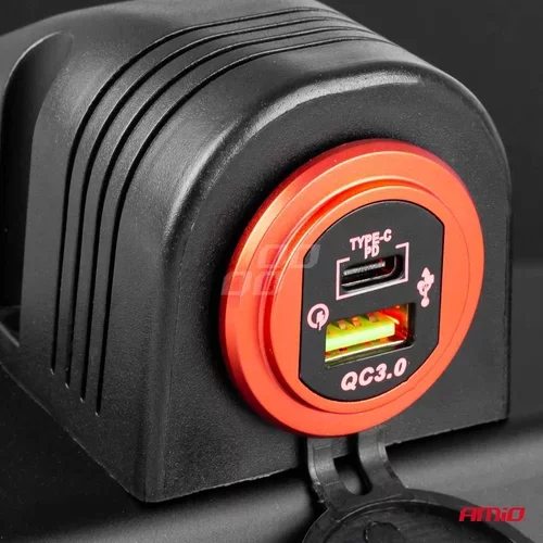 Nabíjačka USB USB-C 12/24V MOD-07 /AMiO/ - obr. 8