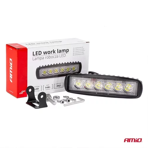 LED pracovné svetlo AWL01 6 LED FLAT 9-60V AMiO-01612 - obr. 10
