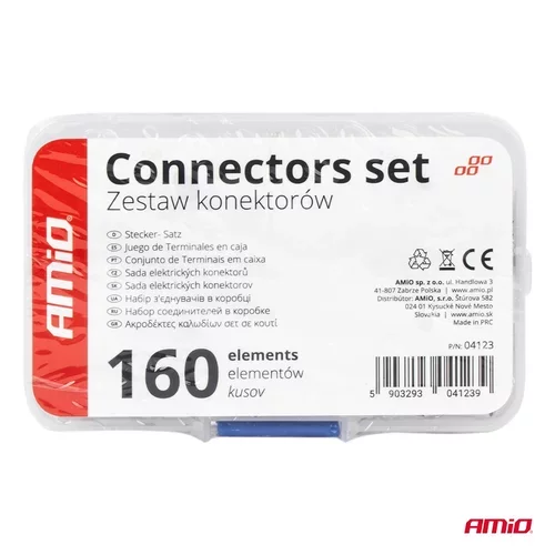 Sada káblových konektorov BN1.25 BN2 BN5.5 160pcs AMiO-04123 - obr. 5