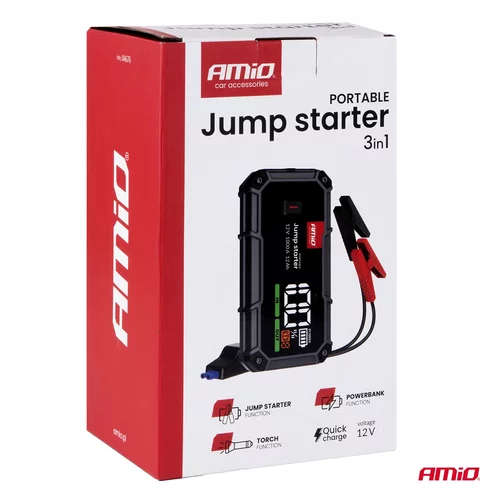 Štartovacie zariadenie 3in1 12V 12Ah 1000A PRO /AMiO/ - obr. 10