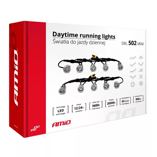 Svetlá pre denné svietenie DRL 502mini /AMiO/ - obr. 5