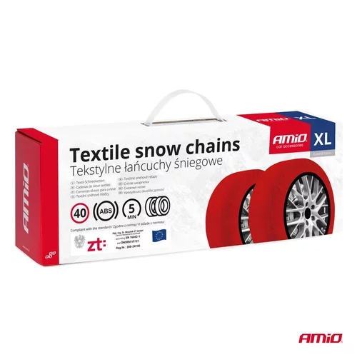 Textilné snehové reťaze XL EN16662-1 Önorm V5121 2 ks AMIO-04083 - obr. 12