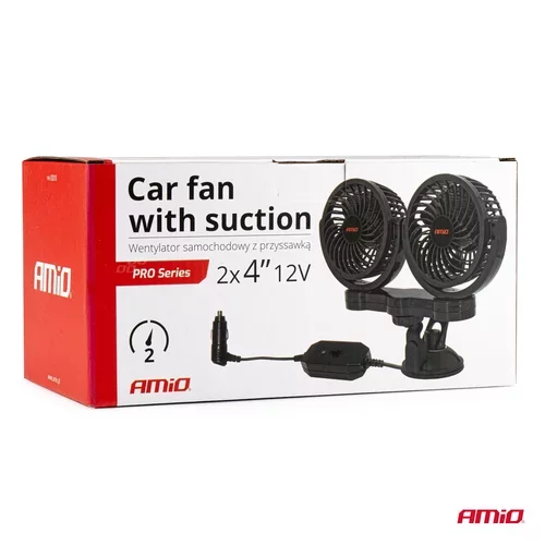 Ventilátor do auta s prísavkou 2x4