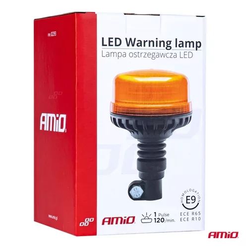 Výstražný maják W03P tyčový Flexi R65 R10 36LED 12 / 24V IP56 /AMiO/ - obr. 5