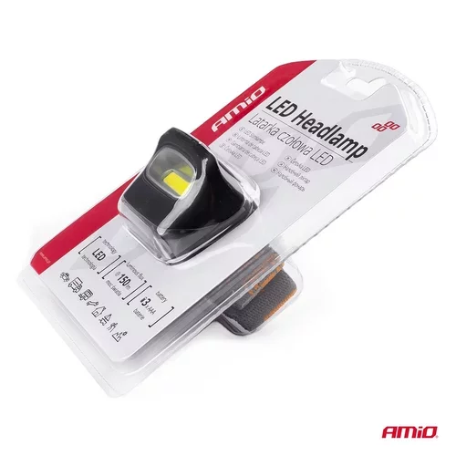Čelovka LED COB 3xAAA 150Flux IPX3 /AMiO/ - obr. 7