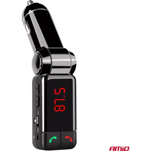 FM transmitter 2×USB-A 12V 24V AMiO-04650 - obr. 3