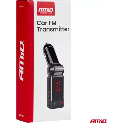 FM transmitter 2×USB-A 12V 24V AMiO-04650 - obr. 8