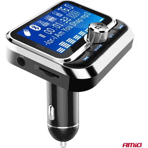 FM transmitter 2×USB-A 12/24V AMiO-04657 - obr. 5