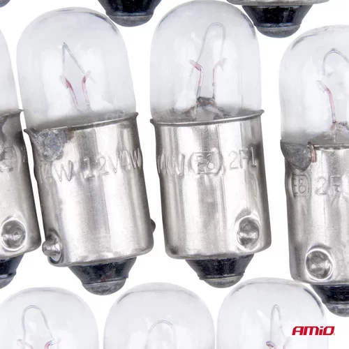 Halogénové žiarovky T4W 12V 4W BA9S 10ks /AMiO/ - obr. 2