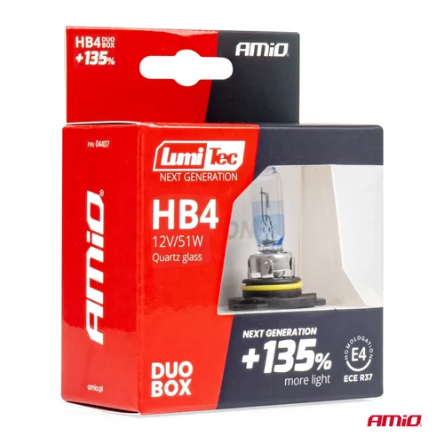 Halogenové žiarovky HB4 12V 51W LumiTec NEXT GENERATION +135% DUO AMiO-04407 - obr. 4
