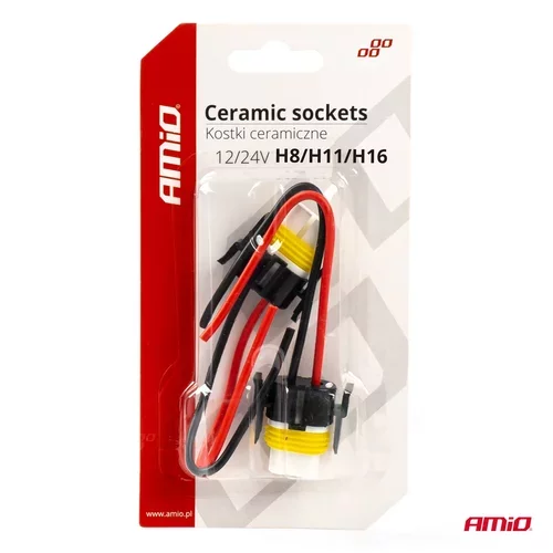Keramické pätice 2 ks H8/H11/H16 /AMiO/ - obr. 2
