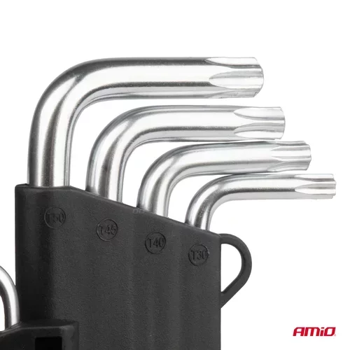 Kľúče TORX dlhé 230mm 9 ks TKL /AMiO/ - obr. 3