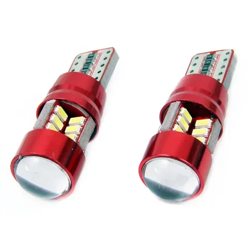 LED žiarovky CANBUS 27SMD 3014 T10e (W5W) White 12V/24V /AMiO/ - obr. 3