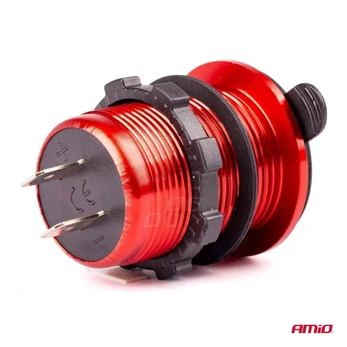 Nabíjačka 2x USB 12/24V MOD-11 /AMiO/ - obr. 1
