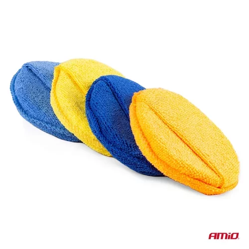 Sada leštiacich kotúčov z mikrovlákna s vreckom na prsty 4x125 mm /AMiO/ - obr. 1