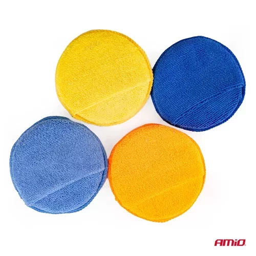 Sada leštiacich kotúčov z mikrovlákna s vreckom na prsty 4x125 mm /AMiO/ - obr. 2