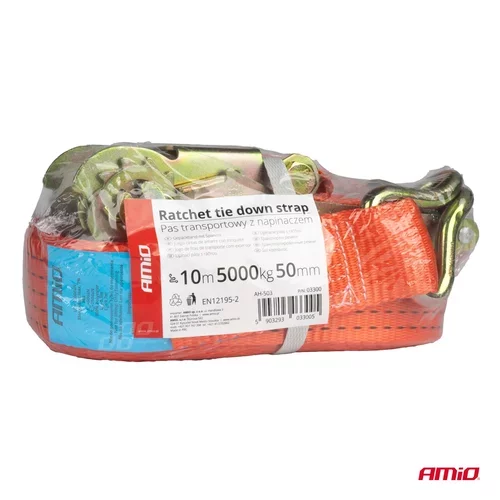 Upínací popruh s račňou 5000kg 50mm 10m /AMiO/ - obr. 5