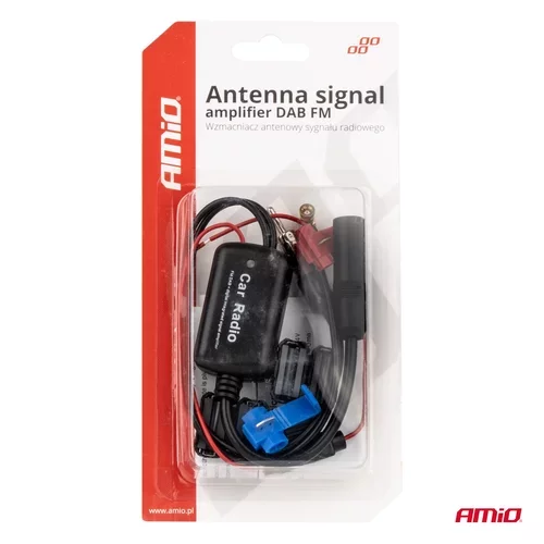 Anténny zosilňovač signálu 12V DAB FM AMiO-04134 - obr. 4