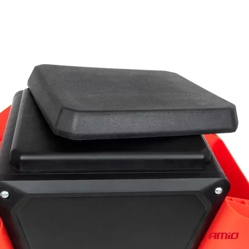 Dielenská stolička na kolieskach s úložným priestorom na náradie 150kg AMiO-04268 - obr. 11